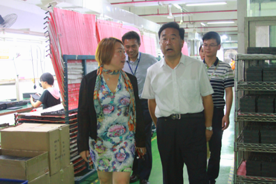 甘肃省武山县领导莅临3499拉斯维加斯参观考察