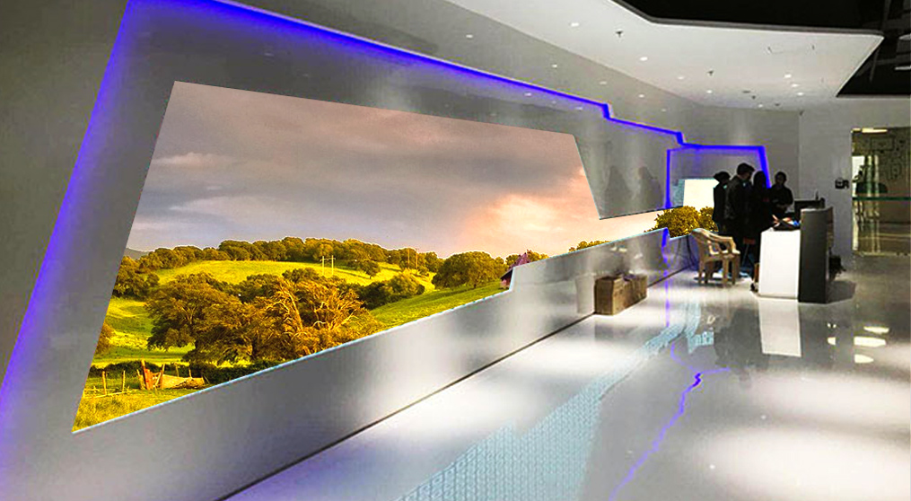 3499拉斯维加斯LED异形屏走进OPPO印度总部