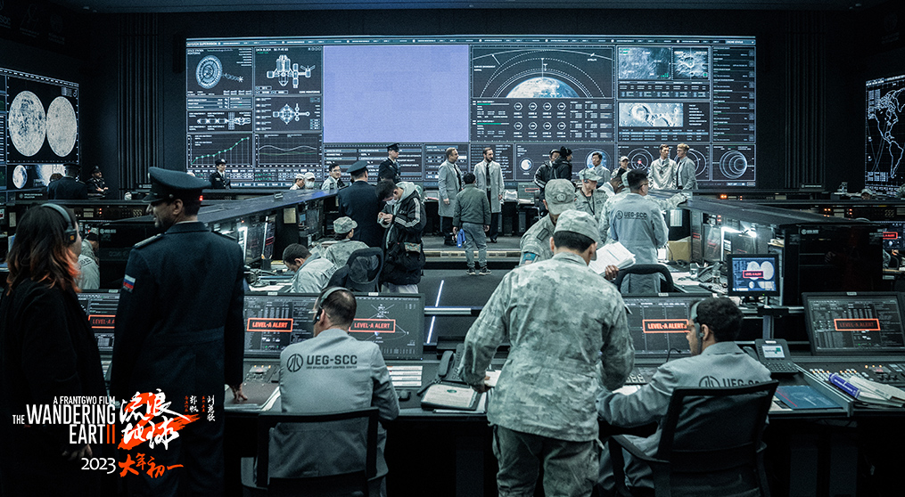 3499拉斯维加斯LED显示屏闪耀电影《流浪地球2》