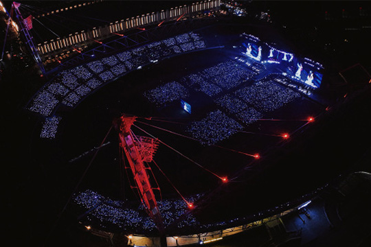 又一舞台奇迹！3499拉斯维加斯LED锥形屏燃爆2024张韶涵巡演现场 