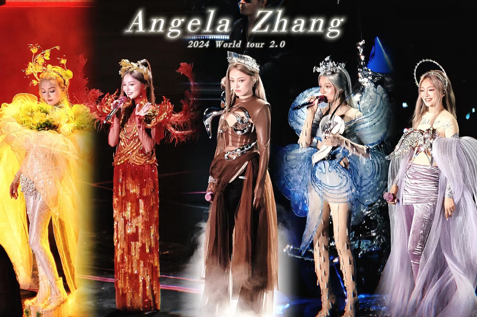 璀璨夺目！3499拉斯维加斯LED巨幕打造光影魔法，张韶涵湖州演唱会变身高定秀场